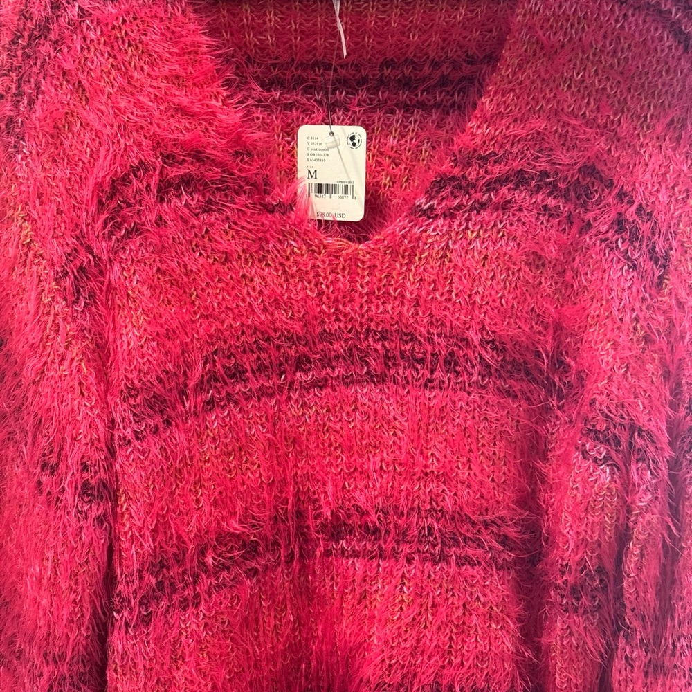 Free people pink Sweater NEW**